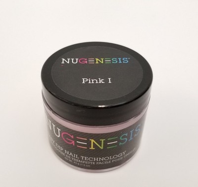 NUGENESIS- Dip Dipping Powder - 1.5oz/jar (Pink I 1.5oz) Pink I 1.5oz 