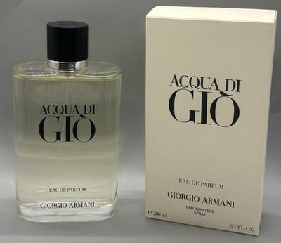 Giorgio Armani Acqua Di Gio Eau De Parfum 6.7 oz / 200 ml EDP Spray NEW WITH BOX
