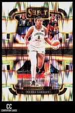 2024 Panini Select WNBA #66 Nyara Sabally Prizms Silver Flash New York Liberty
