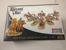 Age of Chivalry Mounted Serjeants (1100-1320) Wargames Atlantic 28mm Historicals
