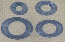 Creative Memories CUSTOM CUTTING SYSTEM OVALS Set of 4 Great Condition!