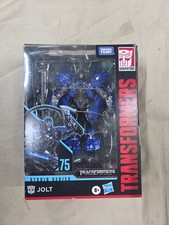 Hasbro Transformers Generations Studio Series 75 Deluxe Jolt Figure Box Wear