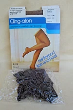 3 Pairs Vintage Sears Cling Alon Clingalon Thi Top Thigh High Stockings Shapely