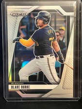 Blake Burke 2025 Panini Prizm - Silver Prizm #189 - Milwaukee Brewers