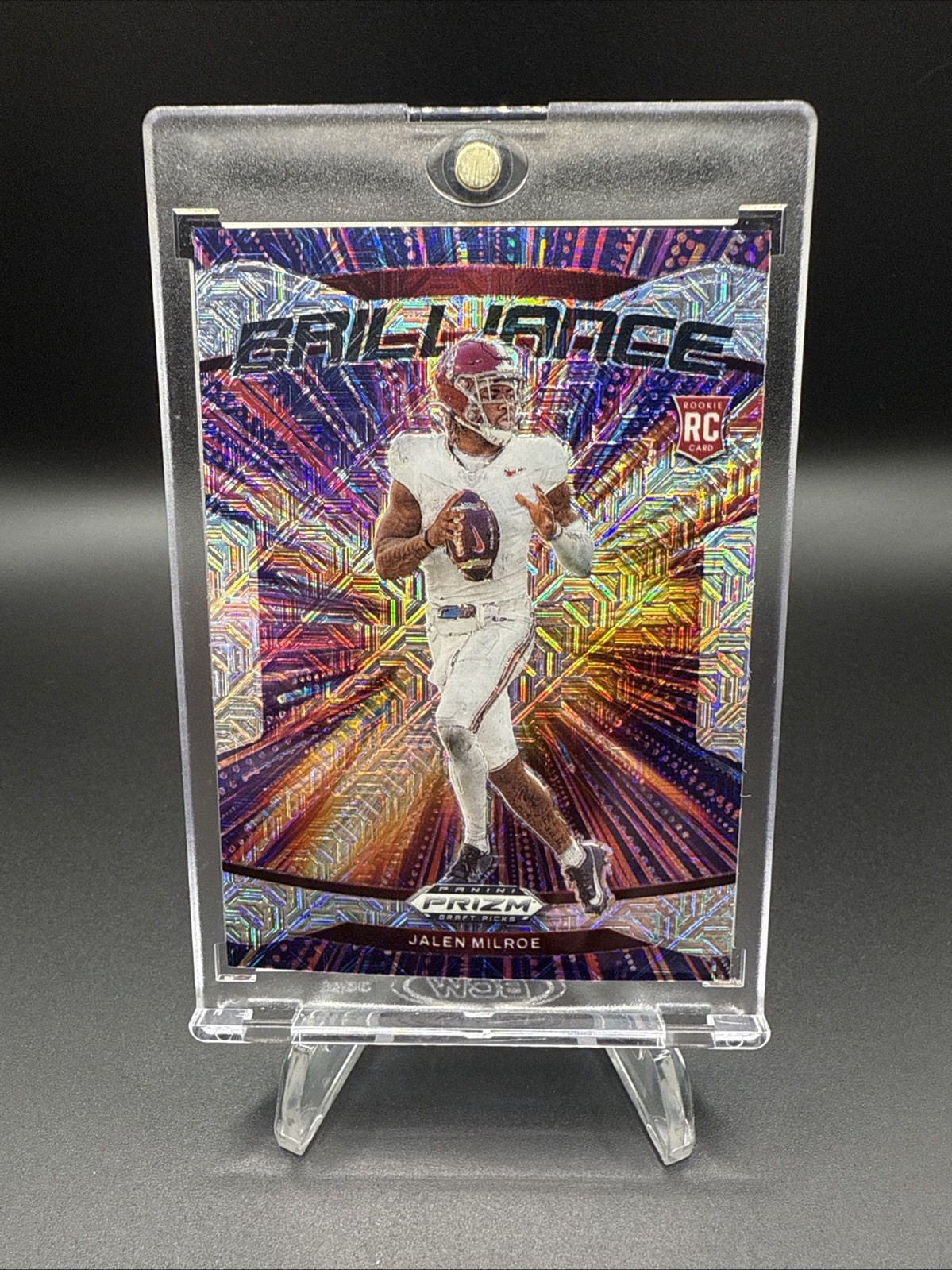 JALEN MILROE 2025 Prizm Draft Brilliance MOJO /25 Rookie SP 🔥 RC Seahawks