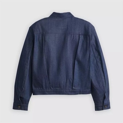 Levi Strauss & Co. Men's Blue Cotton Jean Jacket Button-Front Pockets Size M