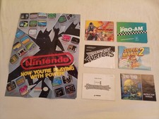 Nintendo NES Manual Instruction Booklets Lot of 6 Original Authentic Vintage