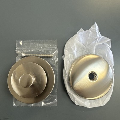 NEW Moen Tub/Shower Drain Covers Push-N-Lock Trim Kit USA BRUSH NICKEL T90331BN