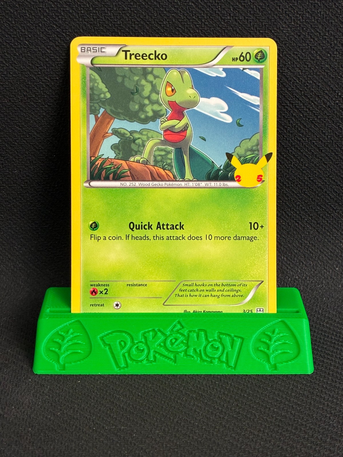 Pokémon Treecko McDonald's 25th Anniversary Promo Regular 3/25 Akira Komayama LP