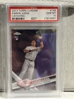 2017 Topps Chrome #169 Aaron Judge Catching Yankees RC Rookie || PSA 10