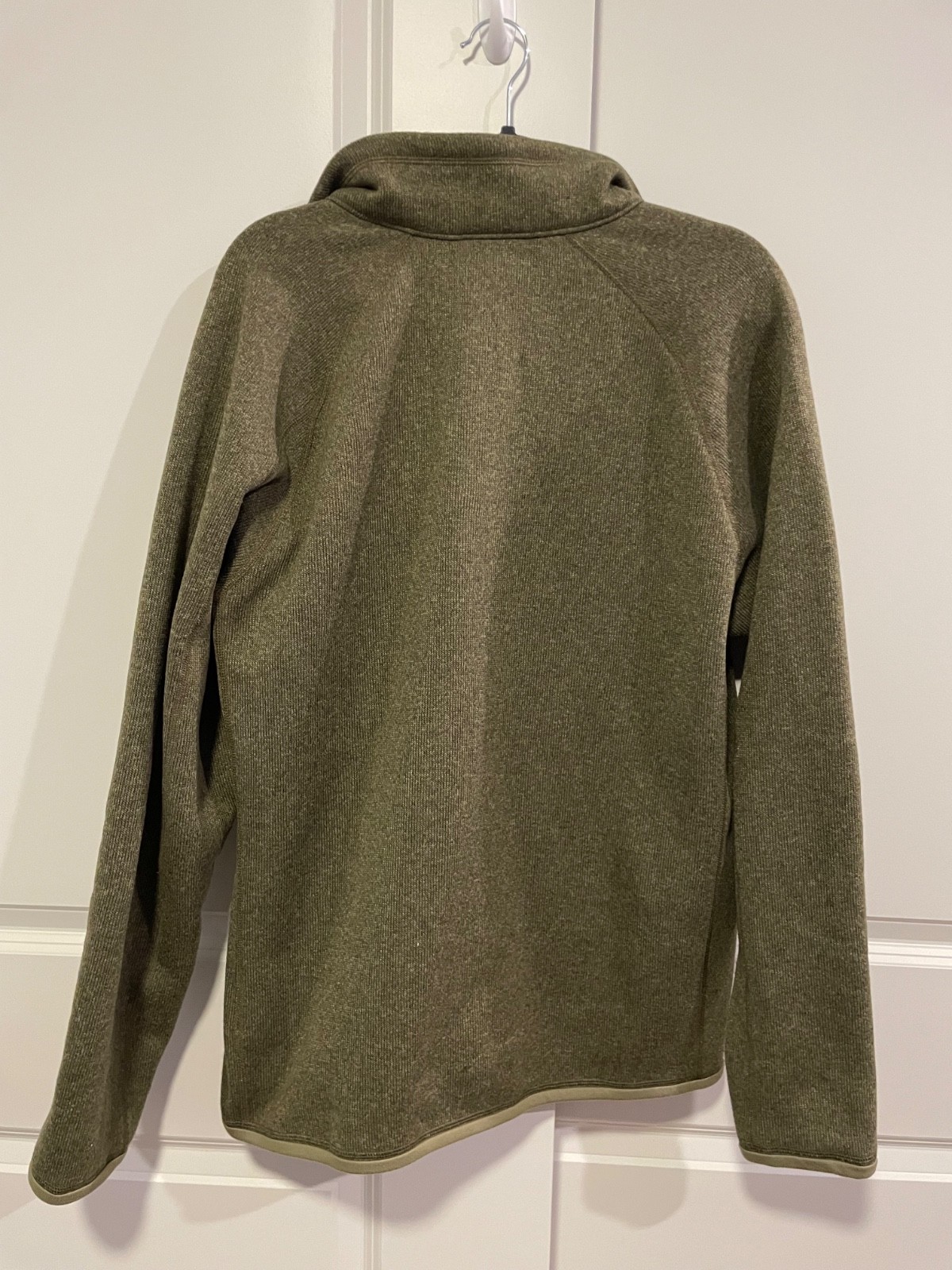 Patagonia Mens Half Zip Olive Green Size L thumbnail 2