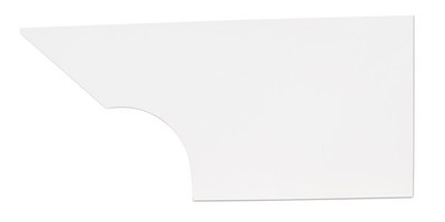 FIVESTAR Qtr Panel High Impact Plastic White Left- 34001-27351-WL