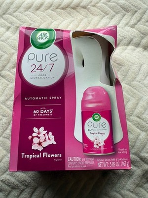 Air Wick  Pure Automatic Spray Starter Kit, Tropical Flowers