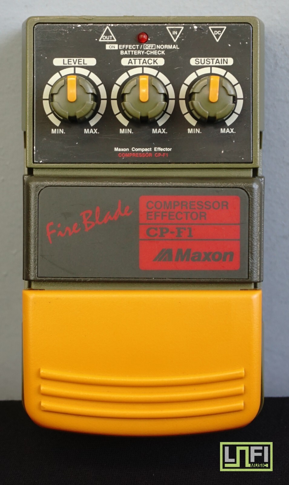 Maxon Fireblade CP-F1 Compressor Effector Electric Guitar Effect Pedal - MIJ