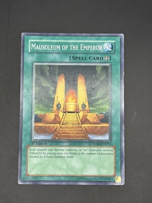 Mausoleum Of The Emperor | SDRL-EN031 | Yu-Gi-Oh Card | eBay