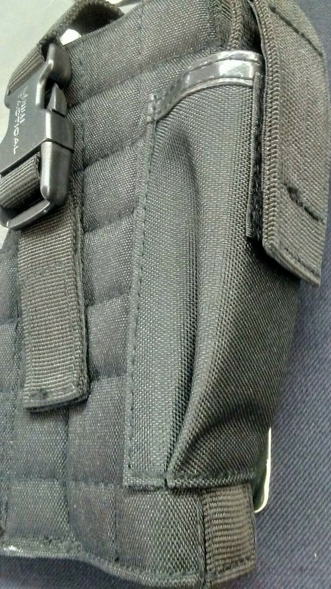 Tactical Gun Holster With Mag Pouch | MOLLE Compatible Pistol Holder For Airsoft & Hunting