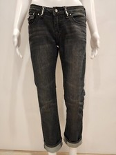 True Religion Jeans SZ 28 Women's Rhinestone Buttons and Belt Loop. Made in USA