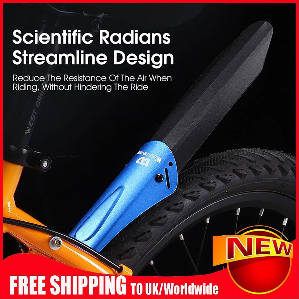 WEST BIKING Bike Mudguard Widening Bicycle Mudguard Wings for 14
