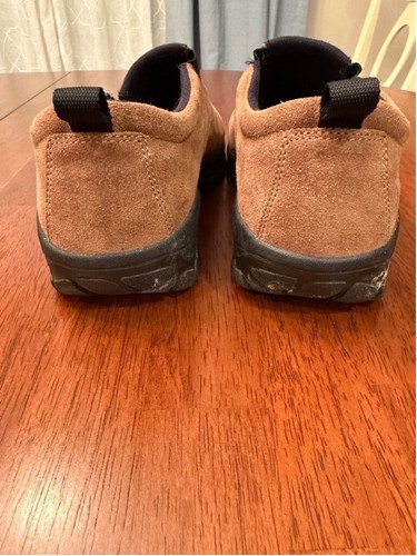 Lands’ End All Weather Suede Slip On Clog Shoes Tan Brown Size 9 - Picture 3 of 6