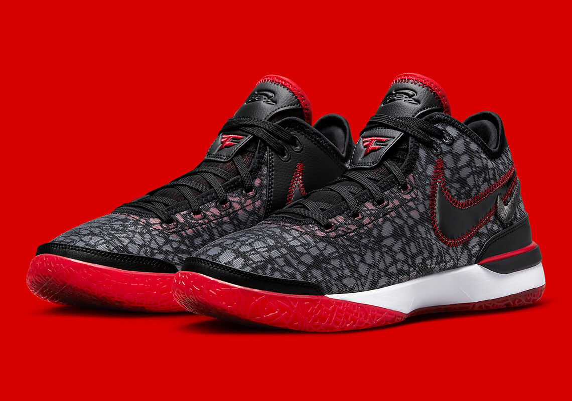 Nike LeBron James NXXT Gen x FaZe Clan Bred Черный, красный DR8784-001 sz 12 Мужские