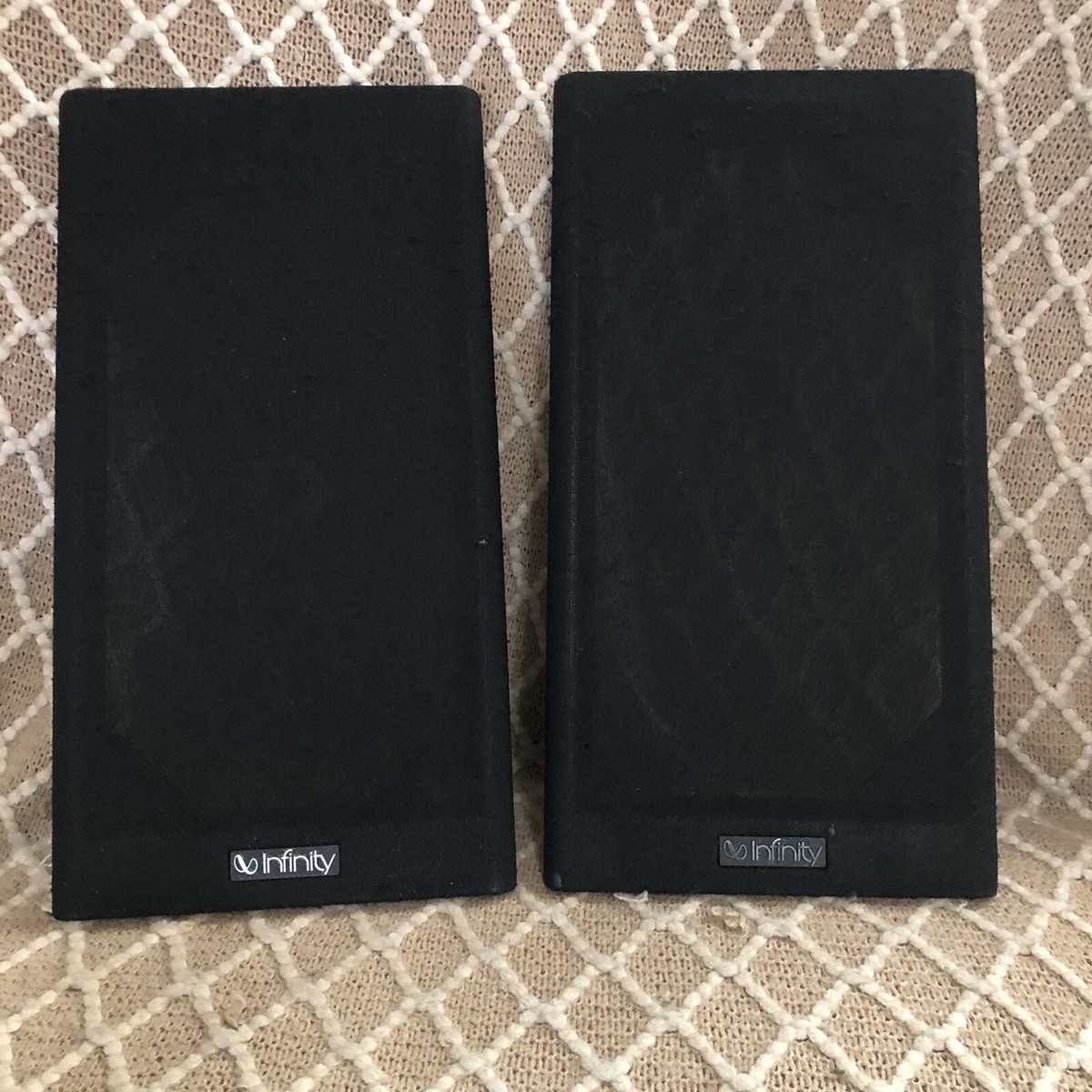 Vintage Infinity RS 2000 Bookshelf Speakers Grills ONLY | eBay