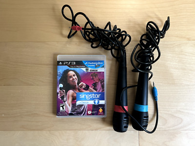 SingStar +Dance (PS3) w/ 2 Microphones and w/ Game 