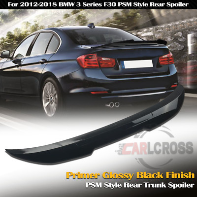 For 2012-2018 BMW F30 3 Series PSM Style  Glossy Rear Trunk Lid Spoiler Wing