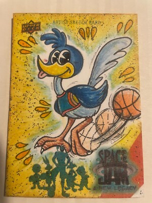 2021 UD Space Jam New Legacy Sketches #NNO Akane's Chibi Art ''Road Runner'' #1/1