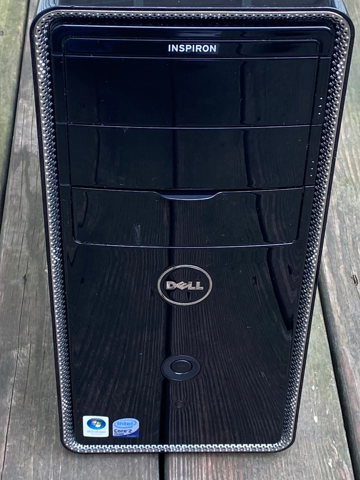 Dell Inspiron 518 Core 2 Quad Q6600 6 GB DDR2 RAM 240 GB Intel SSD Win 10 Pro 64 - Image 2 of 4