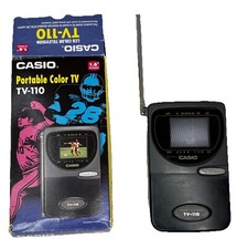 VINTAGE CASIO PORTABLE COLOR TV MODEL TV-110B