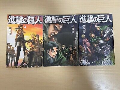 Attack on Titan Shingeki no Kyojin Manga Vol. 1 - 34 complete Full set  Comics JP