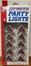 OFFICIALLY LICENSED NFL CHICAGO BEARS PARTY STRING LIGHT SET 10' w 10 LIGHTS NEW