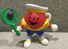 KOOL-AID Man TENNIS PLAYER Figure PVC w. Racket KRAFT FOODS 2"