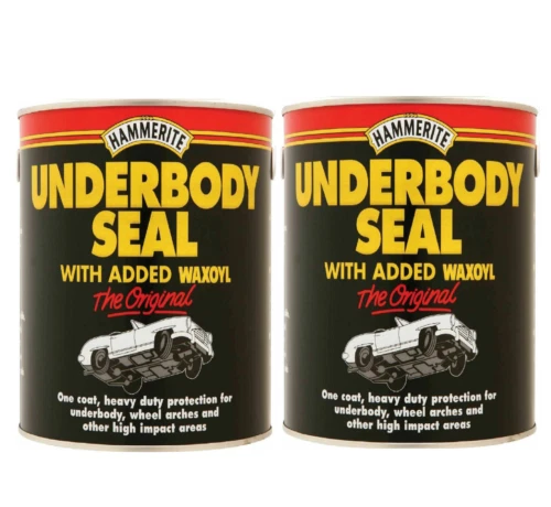 2 x Hammerite Waxoyl 2.5 Litre LTR Underbody Seal Underseal 5092953