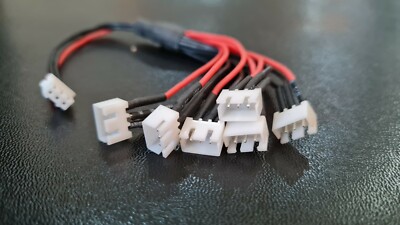 2S Akku Ladekabel Parallel Ladegerät Stecker Schnittstelle 1 Drag in 6