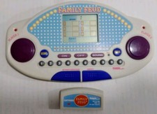 Family Feud Handheld Game w/ 1 Cartridge  Book 1997 Tiger Electronics