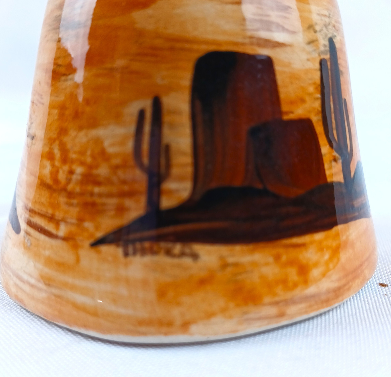 Vintage Wind Bell Sundance Creations Thora Southwestern Cactus Rock Formations