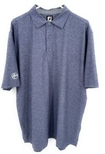 FootJoy FJ Golf Polo Shirt Mens XL Blue Embroidered
