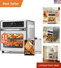 Multifunctional 13Qt Air Fryer Oven: Bake, Roast, Toast  Rotisserie Included