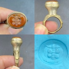 Symbol of Ancient Rome rare ancient Roman unique Agate ring