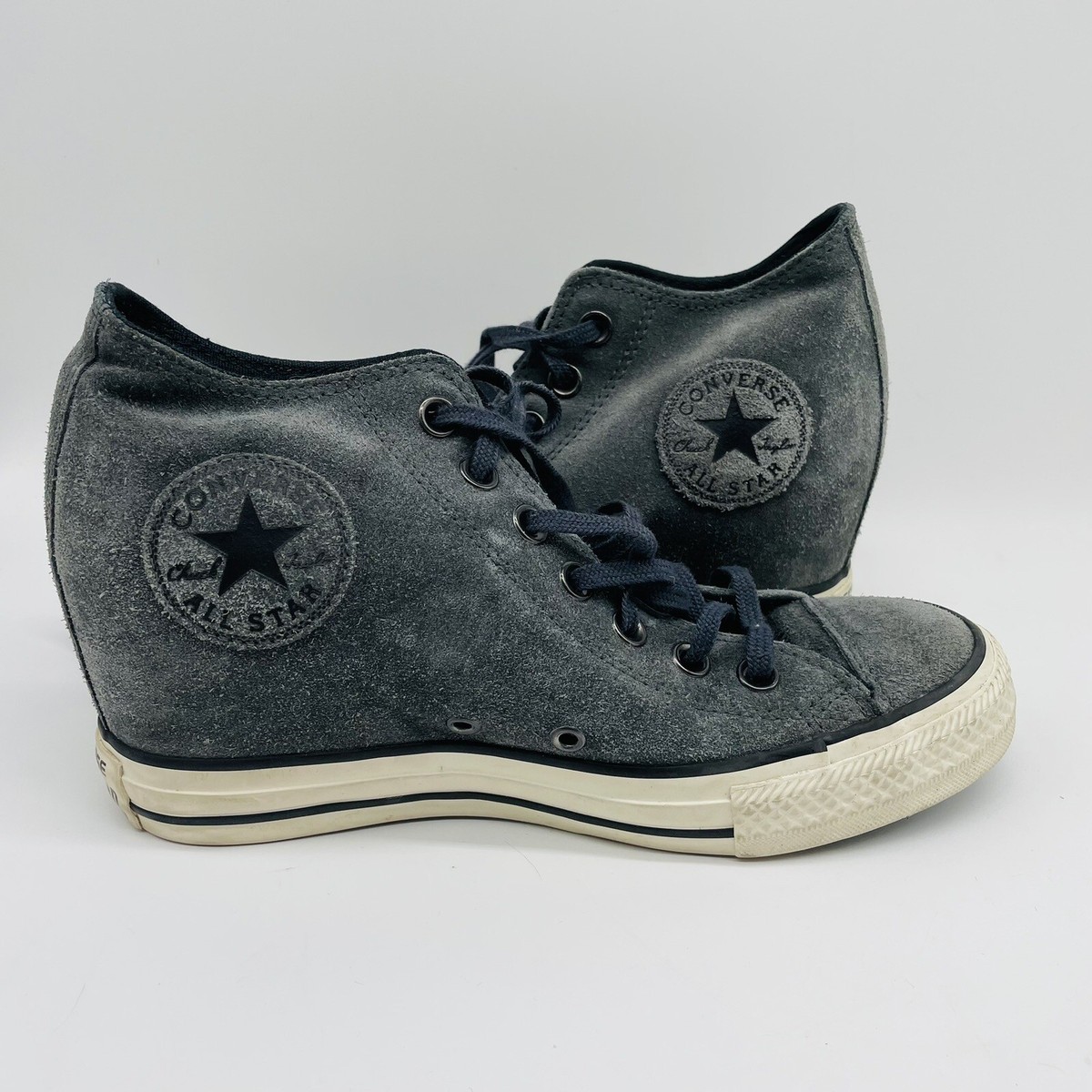 80s Converse Suede オールスター US11 vintage 80s converse all star Hi suede GRAY USA