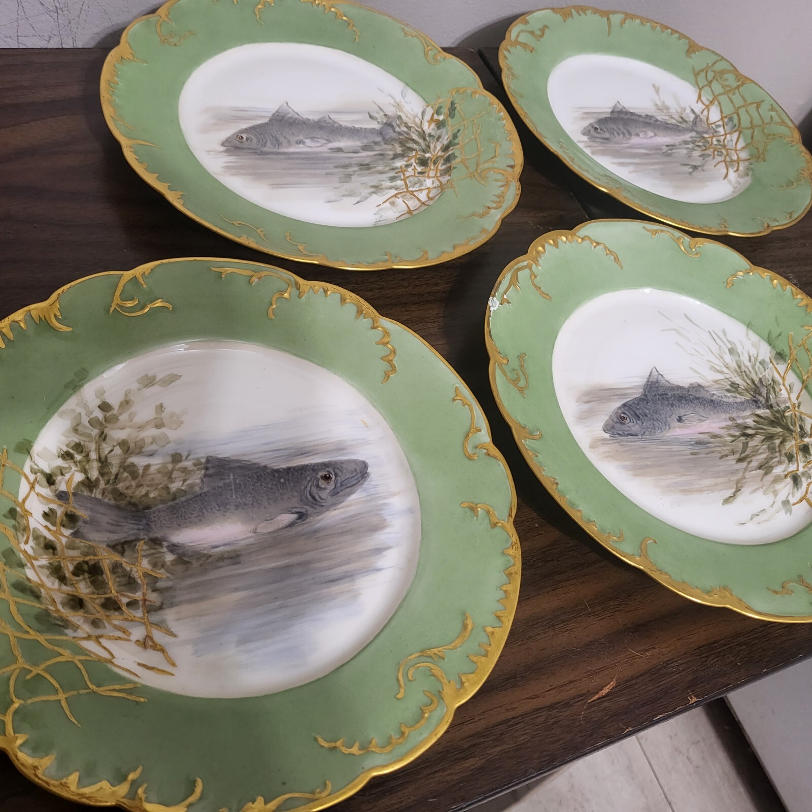 Antique Fish Plates