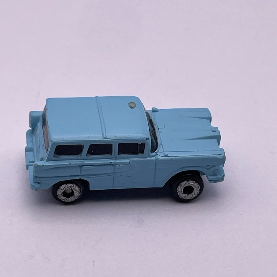 Micro Máquinas EDSEL PACER BERMUDA Vagón Coche Años 80 Azul LGT Raro De Colección Galoob Foto 4 de 4