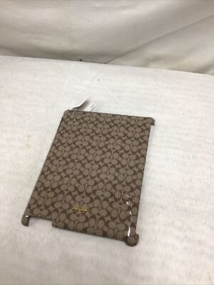 Coach Signature Molded iPad Hardshell Case Cover F66676 Khaki