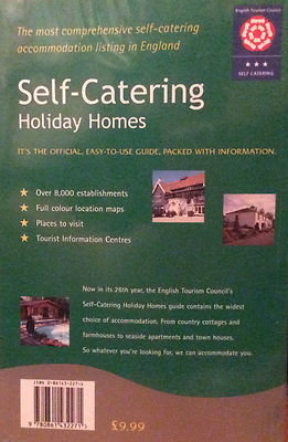 Self-Catering Holiday Homes in England: 2001.  English Tourism Council Office