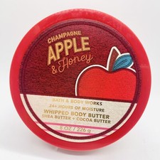 NEW 1/BATH  BODY WORKS CHAMPAGNE APPLE  HONEY WHIPPED BODY BUTTER 8 OZ