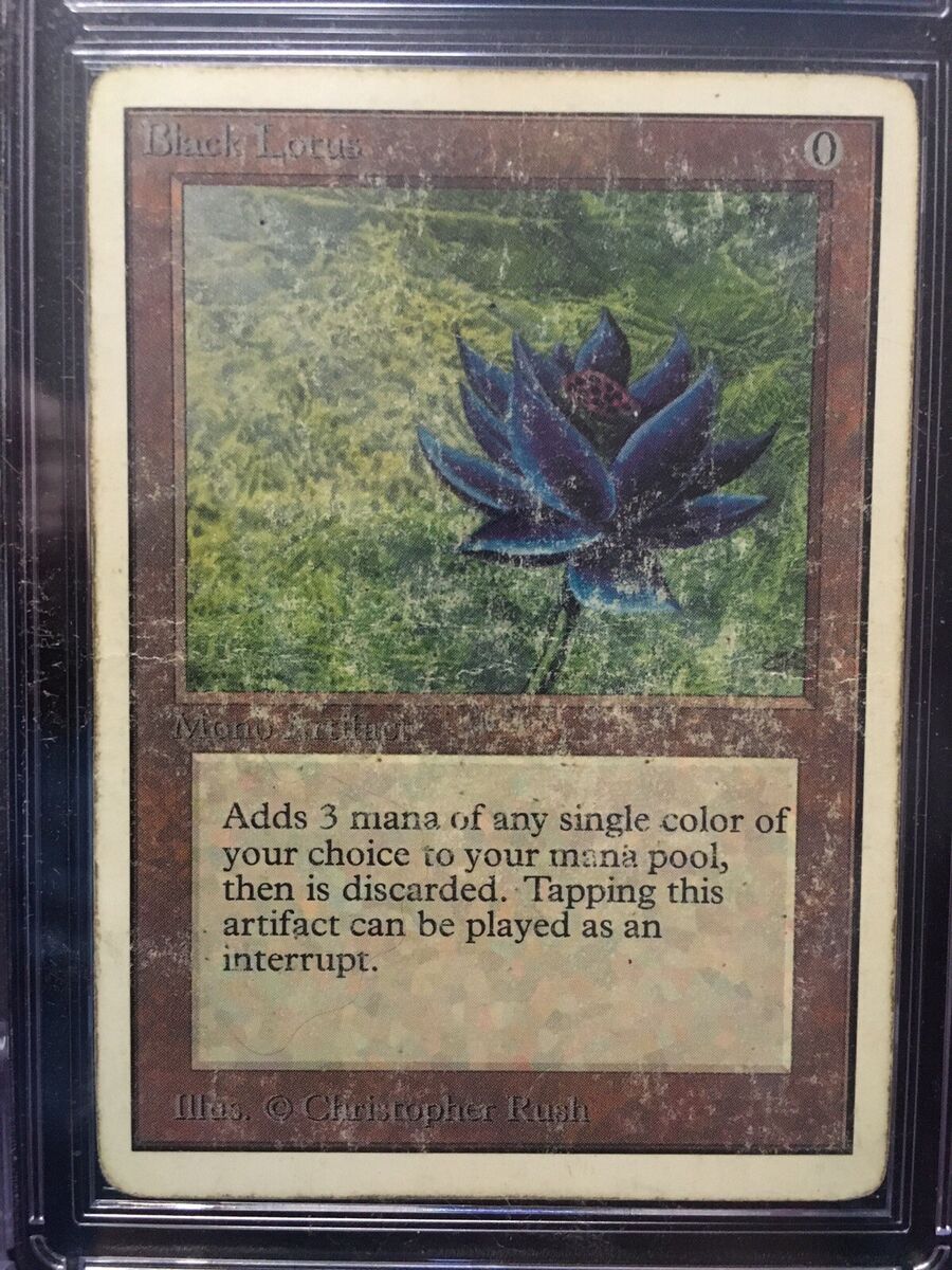 MTG Black Lotus Unlimited CGC Graded | eBay MTG Black Lotus Unlimited CGC Graded | eBay