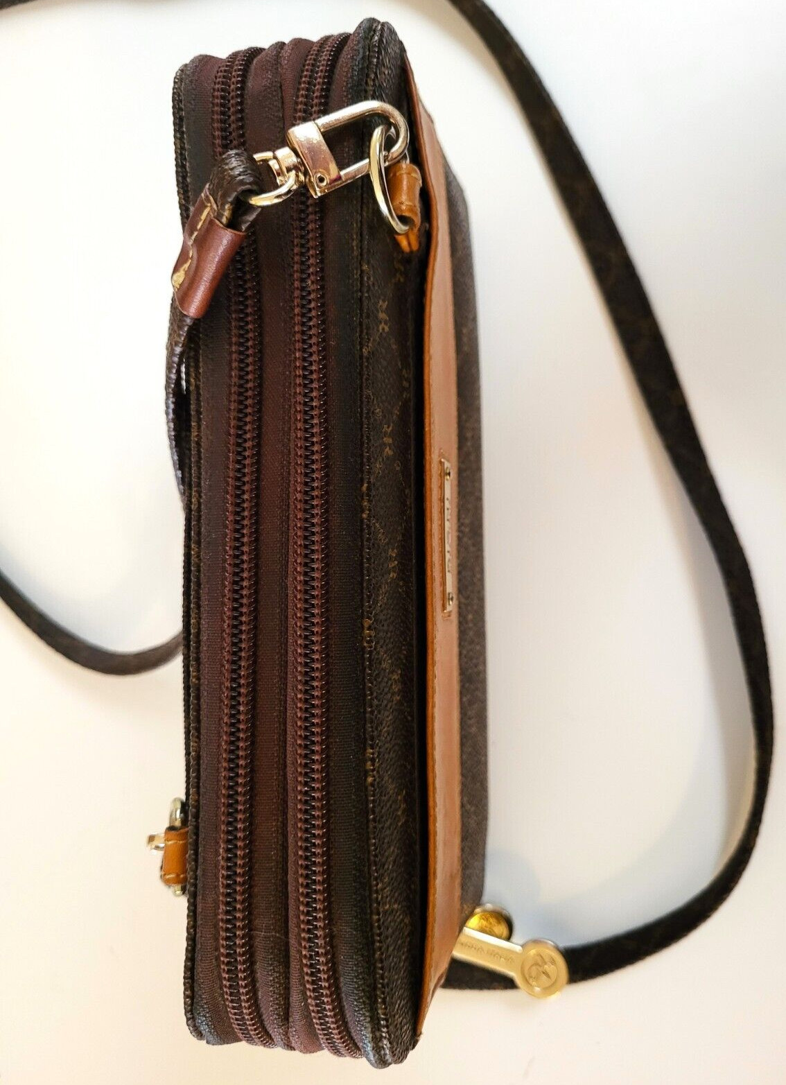 Rioni Monogram Double Zip Multi Compartment Cross… - image 7