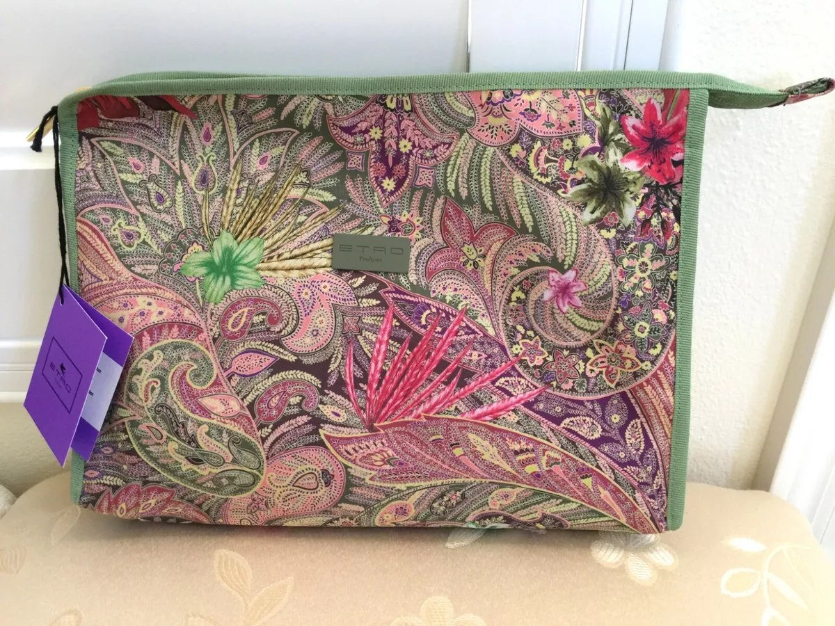 Vintage Etro Paisley Cosmetic Pouch