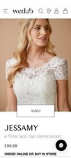 Wed2b Spitzenjacke Bolero 